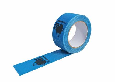 Μπλε τυπωμένη χρωματισμένη συσκευασία ταινία αγωγών υφασμάτων για τη διακόσμηση της υψηλής εκτατής δύναμης