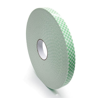 Διπλή επιχρισμένη ταινία από αφρό PU 1 mm λευκή ακρυλική κόλλα 24m