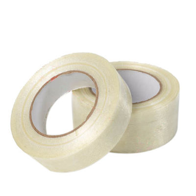 Αδιάβροχη ταινία από μονό κατευθυντικό ινώδες γυαλιού με πάχος 150mic και μέγεθος 48mm*40m για δεματοποίηση