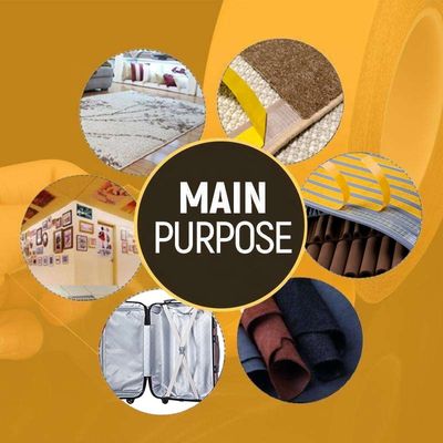 Ταινία διπλής όψης με δίχτυ ινών γυαλιού υψηλής αντοχής προσκόλλησης με πάχος 220MIC για λωρίδες και δάπεδα PVC