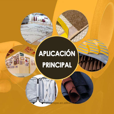 Διπλής όψης ταινία από fiberglass με πρόσφυση ξεφλουδίσματος 72 oz/in, αντοχή σε εφελκυσμό 45 lbs/in και επιμήκυνση κατά τη θραύση 5-7%