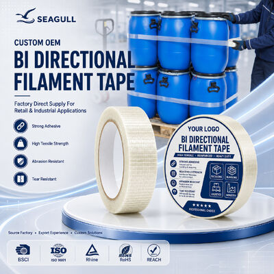 High Strength Filament Tape Reinforced Packaging Tape For Heavy Bundling And Shipping