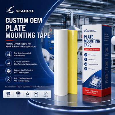 Εξαφανίσιμη διπλής όψης υφασματική πλάκα Tape Mounting For Flexo Printing Plate And Corrugated Board