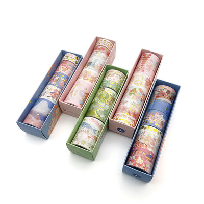 Μίνι DIY ταινίες Washi εγγράφου διακοσμήσεων κινούμενων σχεδίων καθορισμένες/προμήθειες σχολικών χαρτικών Scrapbooking ρόλων καλύπτοντας ταινιών αρμόδιων για το σχεδιασμό